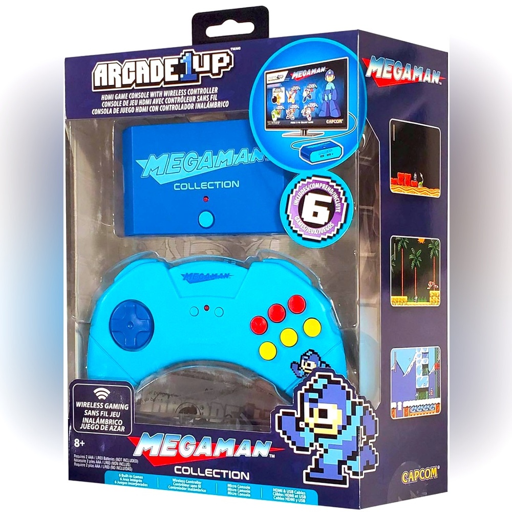 NWT 🌟 MegaMan Collection Arcade Wireless gaming set includes 6 games!